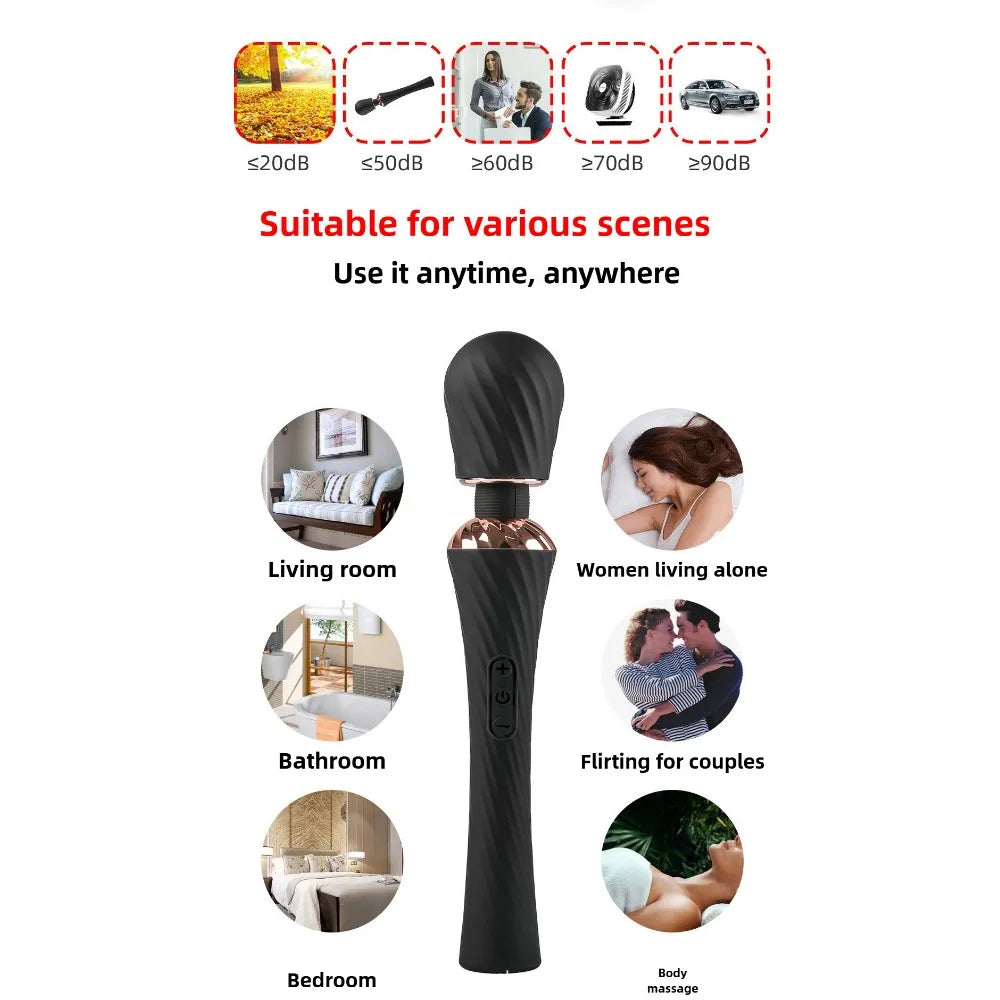 Multifunction Female Masturbation Vibrator Extra-large Size Massager G-Spot Clitoral Vagina Stimulation Adult Supplies Sex Toys gtooza.com