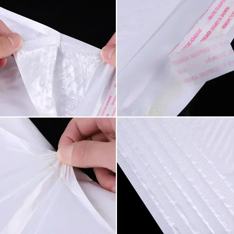 Multifunction White Bubble Envelope Bags Packing Bag  Magazine Lined Mailer Shipping Self Seal Waterproof Foam Bubble Mailers