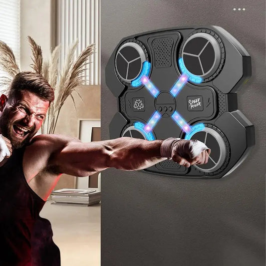 PC Music Boxing Machine For Adults Smart LED Lights Boxing Music Workout Ma