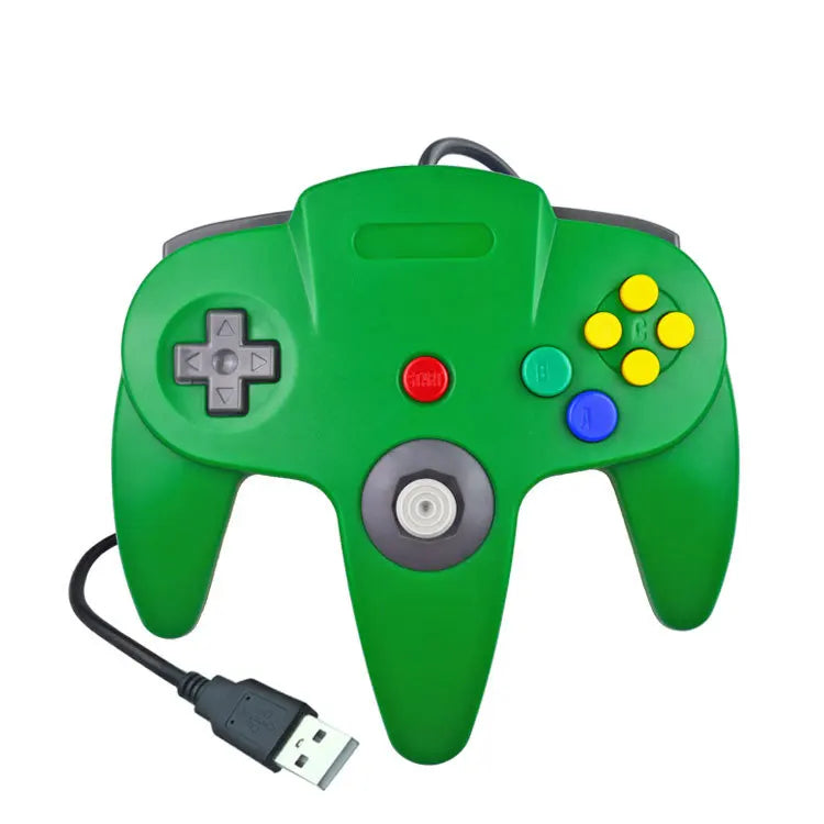 N64 USB Wired Controller Gamepad Joystick Nintendo Classic Video Game Controller Retro Games for Mac Computer Windows PC