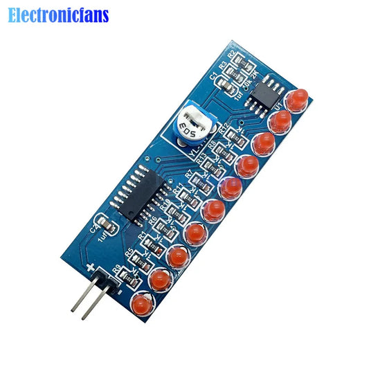 NE555 CD4017 Driver Water Powered Board Circuit Water Flowing Light LED Electronic Module Running Light DIY Kit / Full Assemed