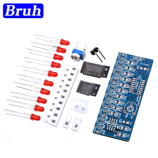 NE555 CD4017 Running LED Flow Light Electronic Production Suite Control Board Module Capacitor Oscillator Clock Siganal DIY Kit