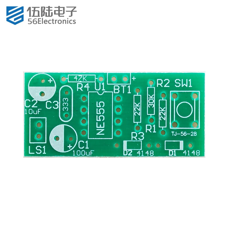 NE555 Doorbell  Electronic DIY Kit Ding dong Doorbell PCB Board Welding Practice Spare Parts