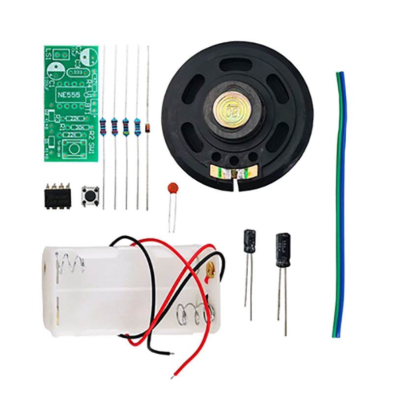 NE555 Doorbell  Electronic DIY Kit Ding dong Doorbell PCB Board Welding Practice Spare Parts