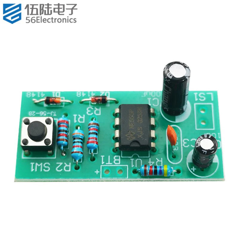 NE555 Doorbell  Electronic DIY Kit Ding dong Doorbell PCB Board Welding Practice Spare Parts