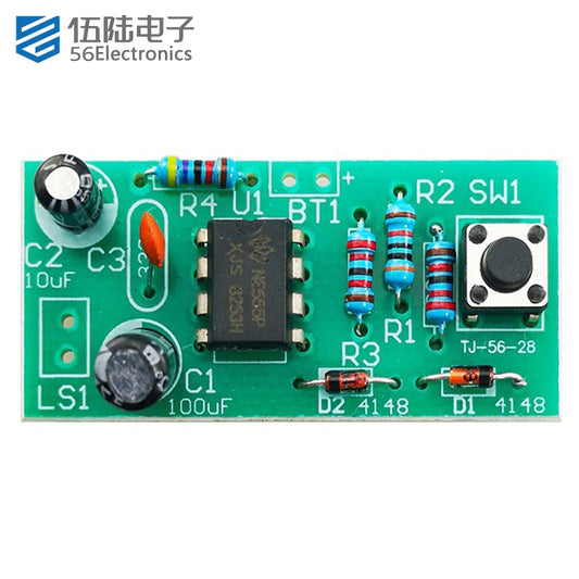 NE555 Doorbell  Electronic DIY Kit Ding dong Doorbell PCB Board Welding Practice Spare Parts