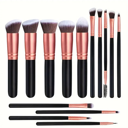 NEW 14PCS Makeup Brushes Set  Soft Fluffy Foundation Blush Powder Eyeshadow Blending Female Cosmetics Beauty Tool Christmas gift