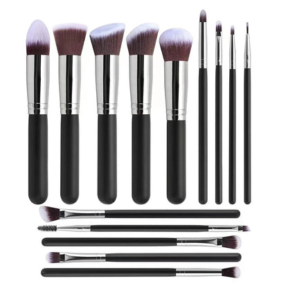 NEW 14PCS Makeup Brushes Set  Soft Fluffy Foundation Blush Powder Eyeshadow Blending Female Cosmetics Beauty Tool Christmas gift