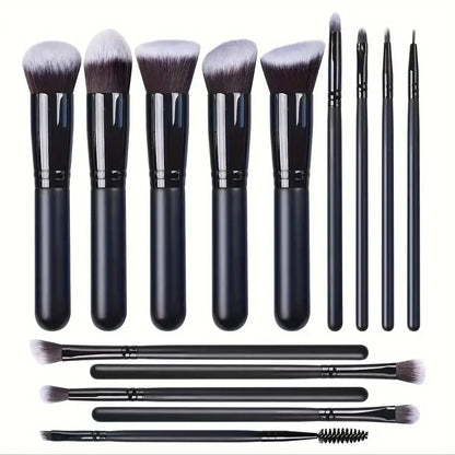 NEW 14PCS Makeup Brushes Set  Soft Fluffy Foundation Blush Powder Eyeshadow Blending Female Cosmetics Beauty Tool Christmas gift