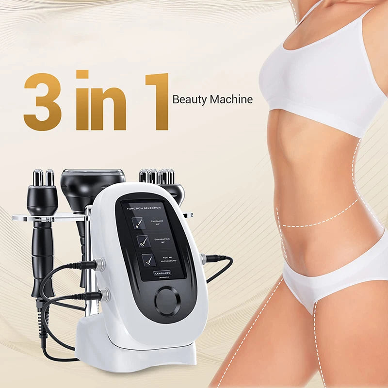 PC NEW 3 In 1 80K Cavitation Ultrasonic RF Machine Multi-Polar Weights Loss