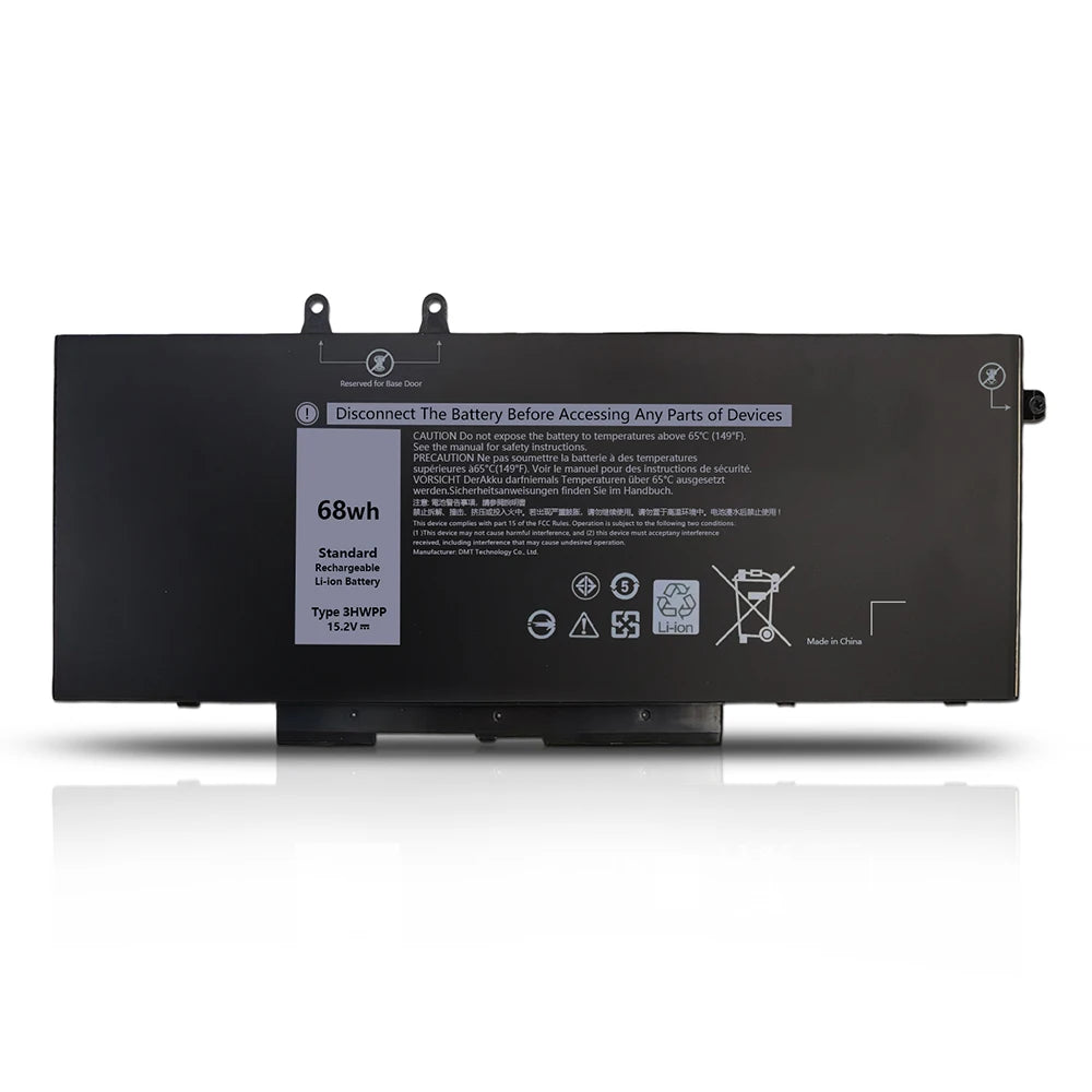 PC NEW 3HWPP Laptop Battery For Dell Latitude 5401 5410 5411 5501 Precision 3541 3551 Precision 3541 3550 3551 1VY7F N2NLL