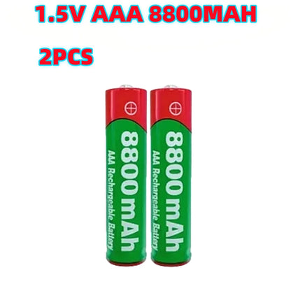 PC NEW 8800mAh Rechargeable Battery AAA NI-Mh Alkalinity Battery 1.5 V AAA Battery  Clocks Mice Computers Toys So on