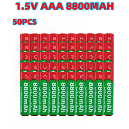 PC NEW 8800mAh Rechargeable Battery AAA NI-Mh Alkalinity Battery 1.5 V AAA Battery  Clocks Mice Computers Toys So on