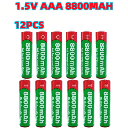 PC NEW 8800mAh Rechargeable Battery AAA NI-Mh Alkalinity Battery 1.5 V AAA Battery  Clocks Mice Computers Toys So on