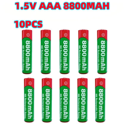 PC NEW 8800mAh Rechargeable Battery AAA NI-Mh Alkalinity Battery 1.5 V AAA Battery  Clocks Mice Computers Toys So on