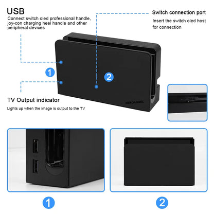 NEW Limited Version TV Dock  Nintend Switch OLED Charging Dock HDMI-Compatible TV Dock Charger Station Stand Dock