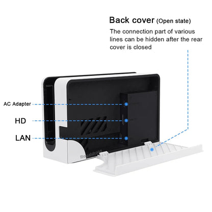 NEW Limited Version TV Dock  Nintend Switch OLED Charging Dock HDMI-Compatible TV Dock Charger Station Stand Dock