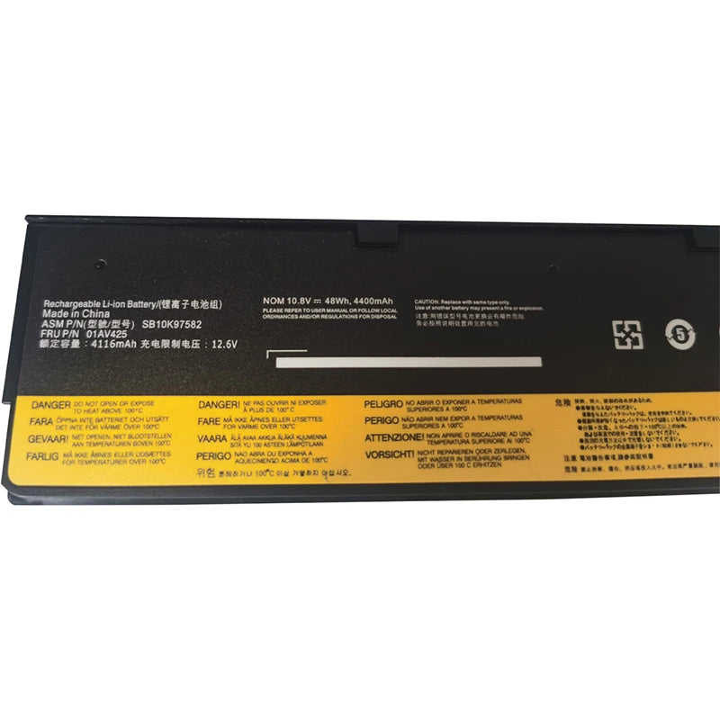 PC NEW Original Laptop Battery  Lenovo ThinkPad T470 T480 T570 T580 P51S P52S 01AV427 01AV428 01AV423 SB10K97580 61++