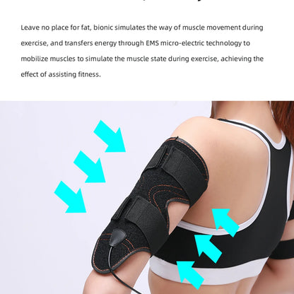 PC NEW Sports Arm Slimming Belt Portable EMS Vibration Girls Bodybuilding E