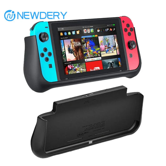 NEWDERY 10000mAh External Battery Station  Nintendo Switch/Switch OLED Backup Charger Case Support PD Quick Charging Power