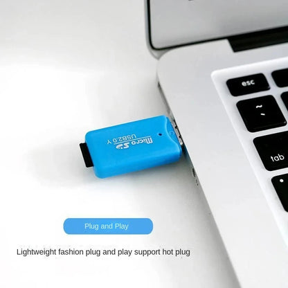 PC NNBILI USB Micro SD/TF Card Reader USB 2.0 Mini Mobile Phone Memory Card Reader High Speed USB Adapter For Laptop Computer