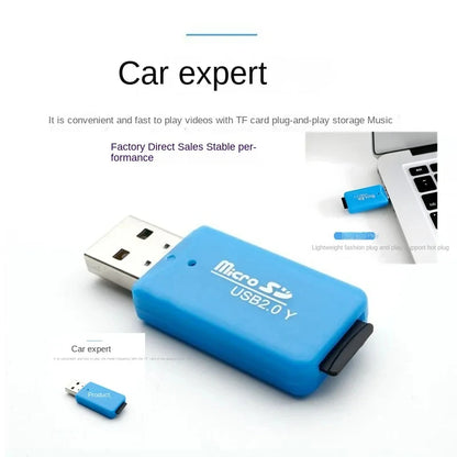 PC NNBILI USB Micro SD/TF Card Reader USB 2.0 Mini Mobile Phone Memory Card Reader High Speed USB Adapter For Laptop Computer