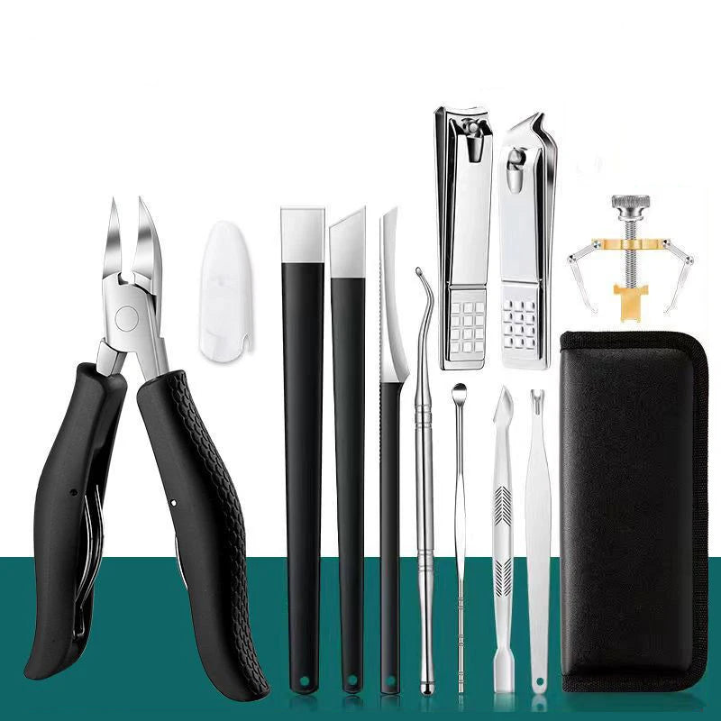 Nail Clipper Set  Paronychia Ingrown Toenail Podiatry Correction Nippers Pedicure Tool Manicure Knife Dead Skin Scissors