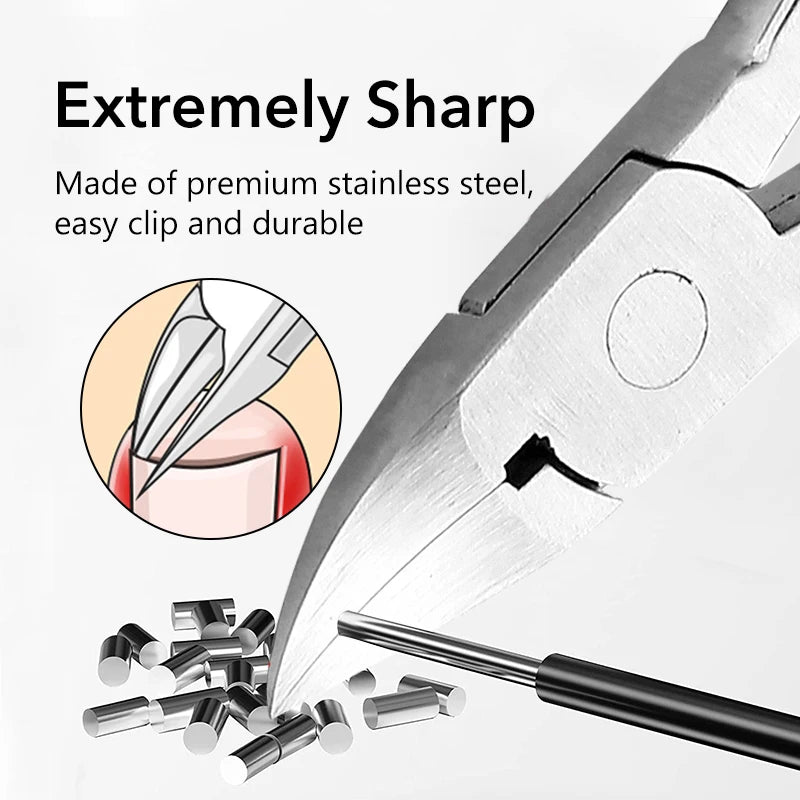 Nail Clippers Ingrown Toenail Podiatry Correction Nippers Cuticle Cutters Cut Paronychia Pedicure Manicure Hand Foot Care Tool