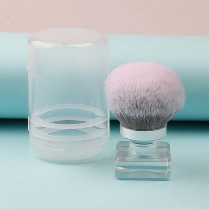 PC Nail Dust Cleaning Brush Rose Foundation Blush Brush with Case Nail Dust Brush  Women Makeup Brush Manicure Tools