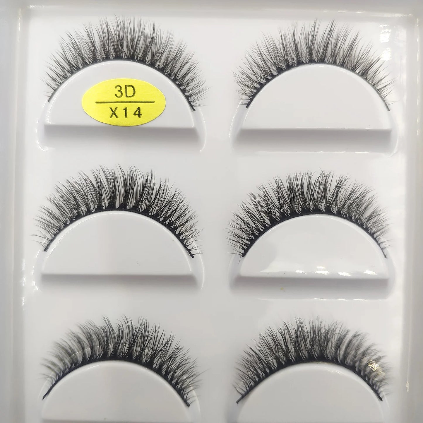 Natural 3D Mink False Eyelashes, Makeup Fake Eye Lashes, Faux Cils, Make Up Beauty Tools, Wholesale, 5 Pairs