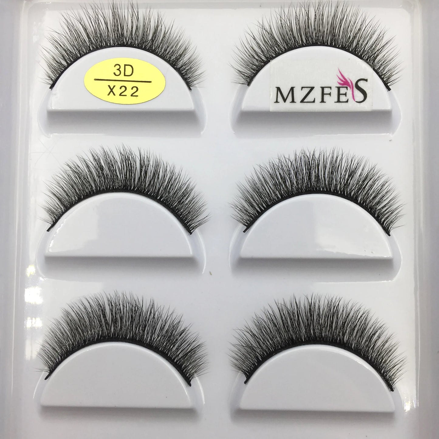 Natural 3D Mink False Eyelashes, Makeup Fake Eye Lashes, Faux Cils, Make Up Beauty Tools, Wholesale, 5 Pairs