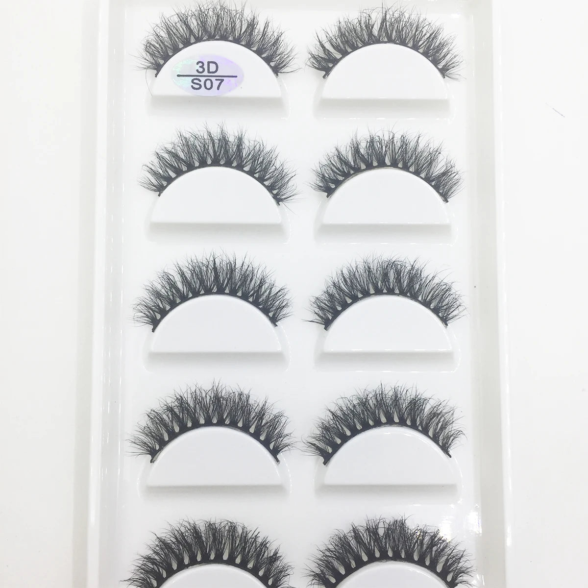 Natural 3D Mink False Eyelashes, Soft Wispy, Fluffy Eye Faux Lashes, Make Up Eyelash, Beauty Cat Cilios, 5 Pairs, 15 Styles