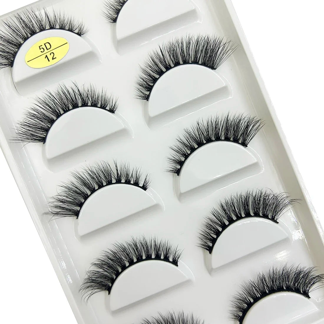 Natural 3D Mink False Eyelashes, Soft Wispy, Fluffy Eye Faux Lashes, Make Up Eyelash, Beauty Cat Cilios, 5 Pairs, 15 Styles