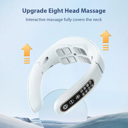 PC Neck Massage Machine 15 Gears 6 Modes Cervical Therapy Massage Stimulato