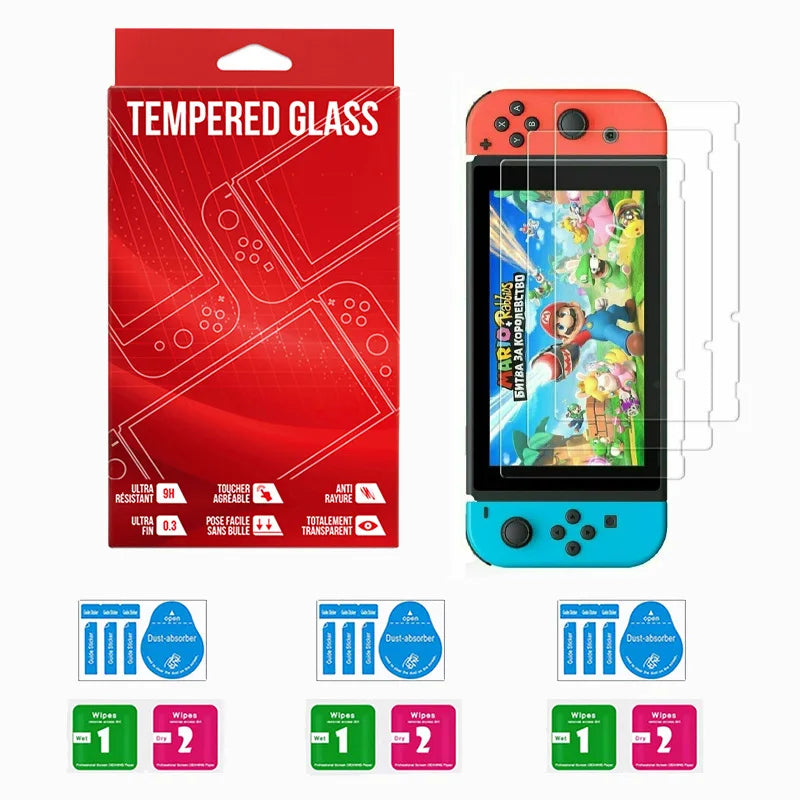 New 1 Pack Protective Glass for Nintend Switch Tempered Glass Screen Film Protector for Nintendos Switch NS Glass Accessories