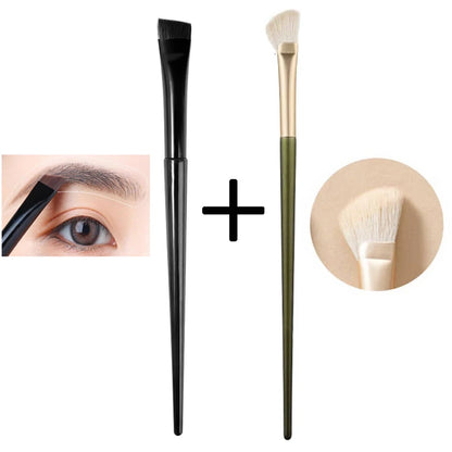 New 2-3pcs Blade Makeup Brushes Angled Thin Eyebrow Brush Flat Fine Eyeliner Brush Professional Liner Brow Beauty Make Up Tool