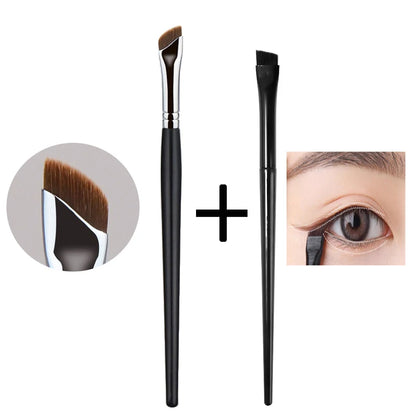 New 2-3pcs Blade Makeup Brushes Angled Thin Eyebrow Brush Flat Fine Eyeliner Brush Professional Liner Brow Beauty Make Up Tool