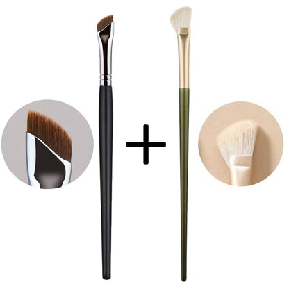 New 2-3pcs Blade Makeup Brushes Angled Thin Eyebrow Brush Flat Fine Eyeliner Brush Professional Liner Brow Beauty Make Up Tool