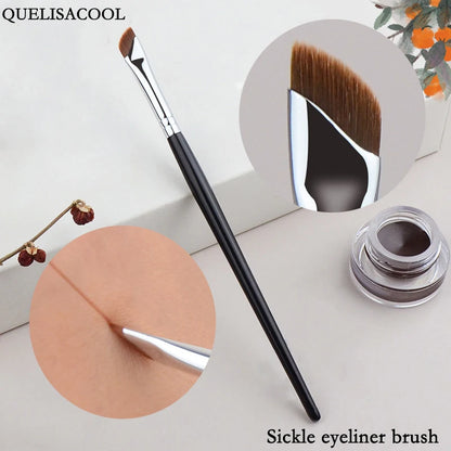 New 2-3pcs Blade Makeup Brushes Angled Thin Eyebrow Brush Flat Fine Eyeliner Brush Professional Liner Brow Beauty Make Up Tool