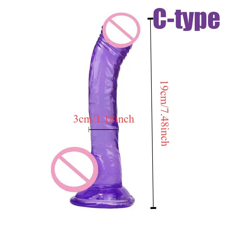 New 2024 Soft Dildo with Suction Cup Erotic Adult Gay Sex Toys Anal Plugs  Woman Sexyshop Penis Products Adult Toy Gode  18+