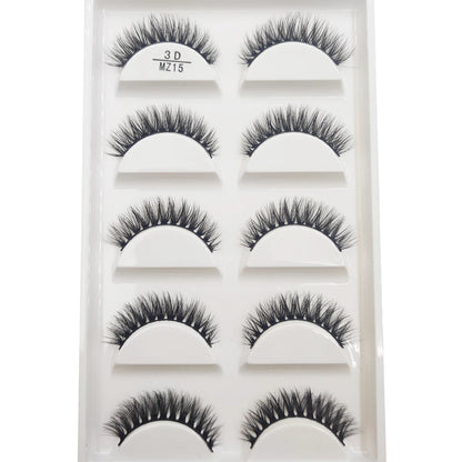 New 28 Style 5 Pairs Natural Mink False Eyelashes Makeup Eyelash Extension Fake Eye Lashes Faux Cils Make Up Beauty Cilios