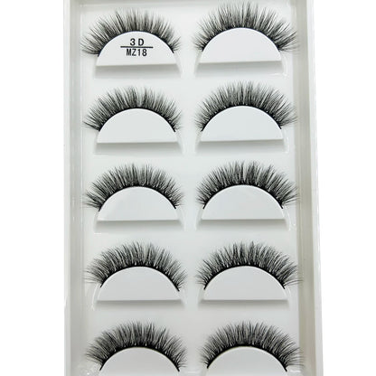 New 28 Style 5 Pairs Natural Mink False Eyelashes Makeup Eyelash Extension Fake Eye Lashes Faux Cils Make Up Beauty Cilios