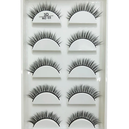 New 28 Style 5 Pairs Natural Mink False Eyelashes Makeup Eyelash Extension Fake Eye Lashes Faux Cils Make Up Beauty Cilios