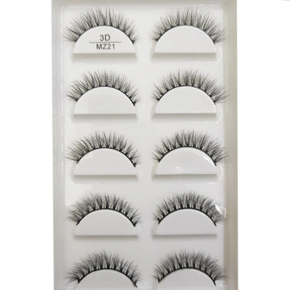 New 28 Style 5 Pairs Natural Mink False Eyelashes Makeup Eyelash Extension Fake Eye Lashes Faux Cils Make Up Beauty Cilios