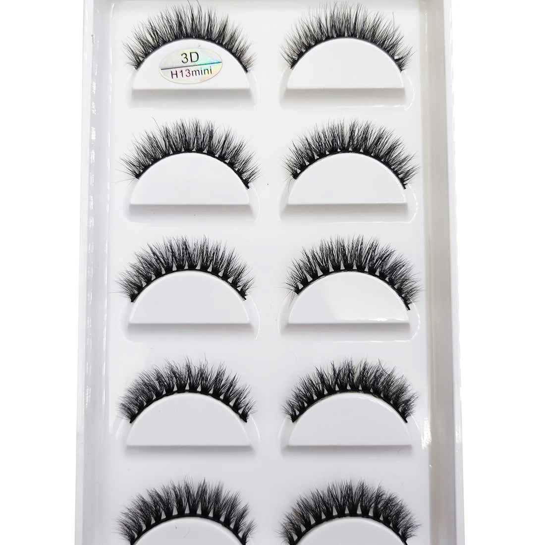 New 5 Pairs Natural 3D False Eyelashes Makeup Mink Eyelash Fake Eye Lashes Faux Cils Make Up Beauty Maquillaje Tools H13 Cat