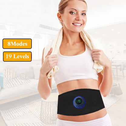 PC New Electric EMS Abdominal Training Belt Muscle Stimulator Toner Weight