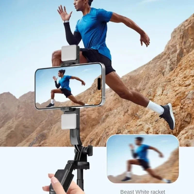 PCNew Extendable Fill Light Selfie Stick Tripod with Remote360° Rotation Ph