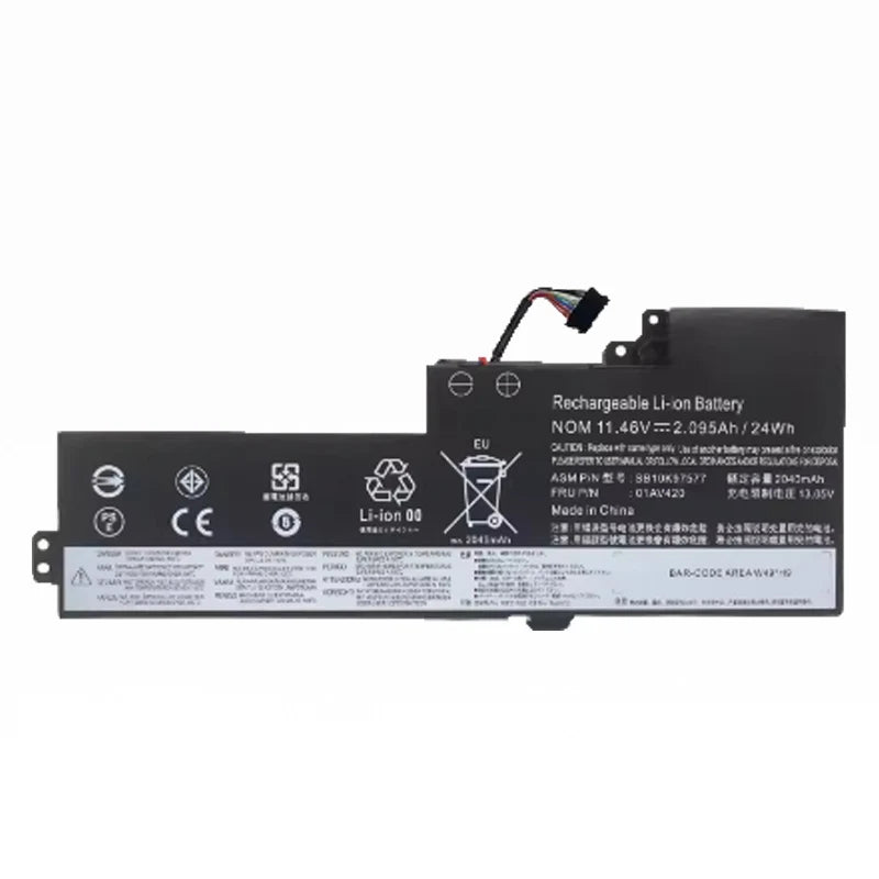 PC New Internal Battery For Lenovo ThinkPad T470 T480 A475 A485 TP25 01AV419 01AV421 01AV489 01AV420 SB10K97576 SB10K97578