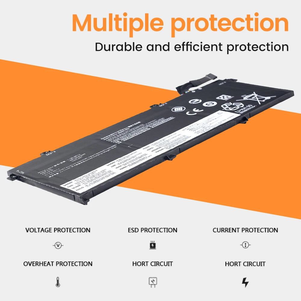 PC New L18M3P73 L18L3P73 L18C3P72 L18M3P72 Laptop Battery For Lenovo ThinkPad T490 T495 P43s 02DL007 SB10T83122 5B10W13877