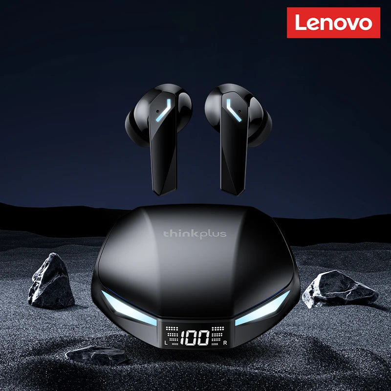 PCNew Lenovo GM2 PRO MAX Wireless Bluetooth 5.4 Earphones LED Digital Displ